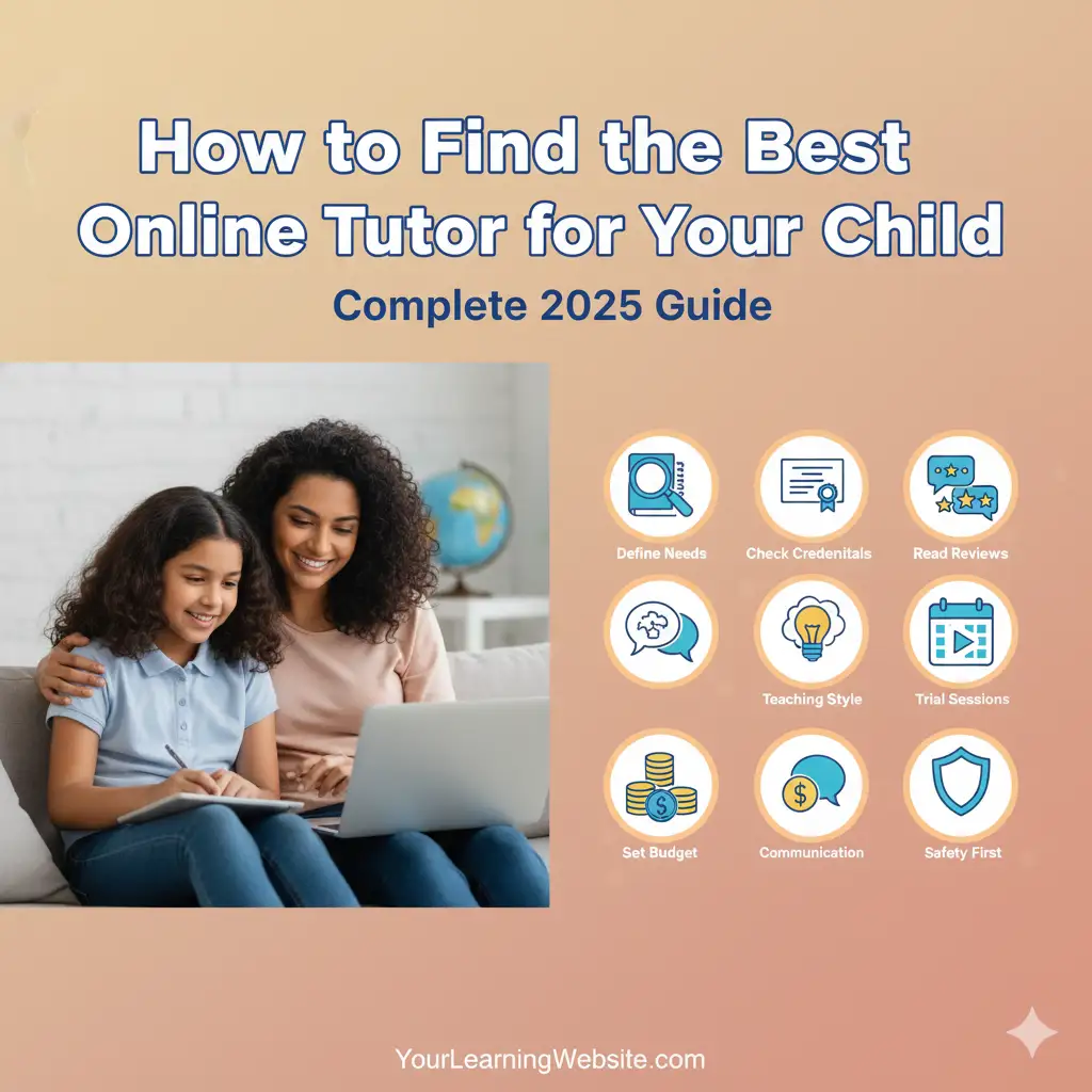 How to Find the Best Online Tutor for Your Child: Complete 2025 Guide