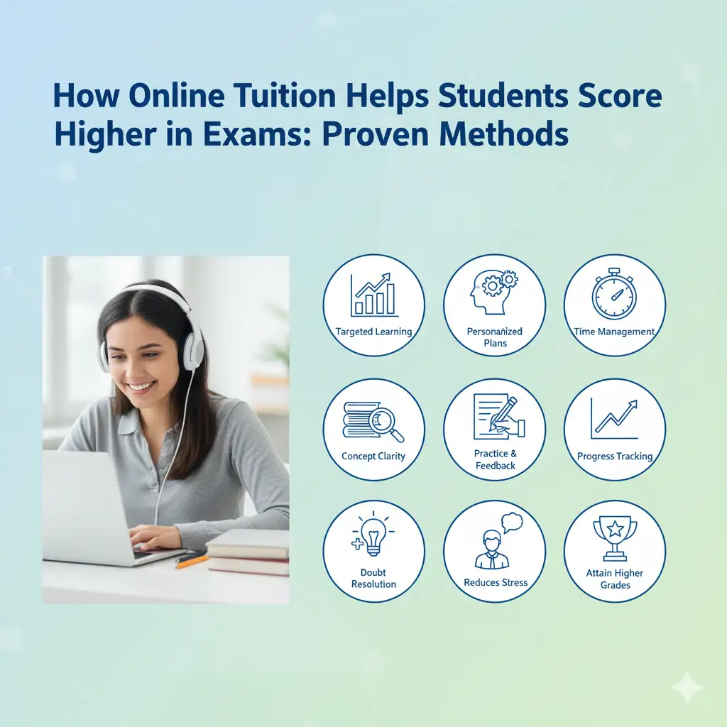 How Online Tuition Helps Students Score Higher in Exams: Proven Methods